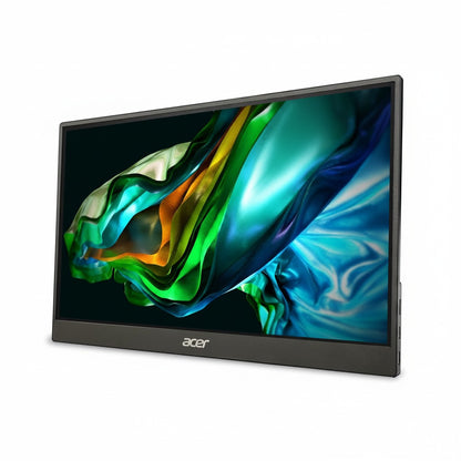 Gadgetdepop Acer 15.6-inch portable monitor with a slim black frame and vibrant Full HD IPS display screen