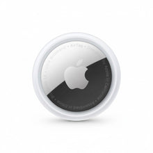 Gadgetdepop Apple AirTag item tracker with a white and silver circular design for locating personal belongings
