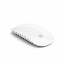 Gadgetdepop Apple Magic Mouse A1296 with a sleek white multi-touch surface and silver Apple logo on a white background