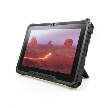 Gadgetdepop Dell Latitude 7220 Rugged Extreme black tablet with 11.6-inch touchscreen for industrial fieldwork