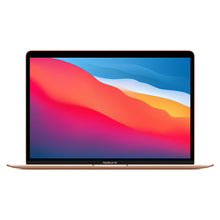 Gadgetdepop gold MacBook Air M1 2020 with 13.3-inch Retina display shown from the front