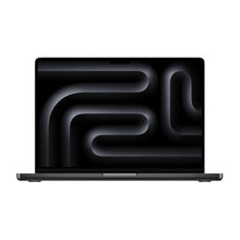 Gadgetdepop 14-inch MacBook Pro M3 in space black with Liquid Retina XDR display, front view